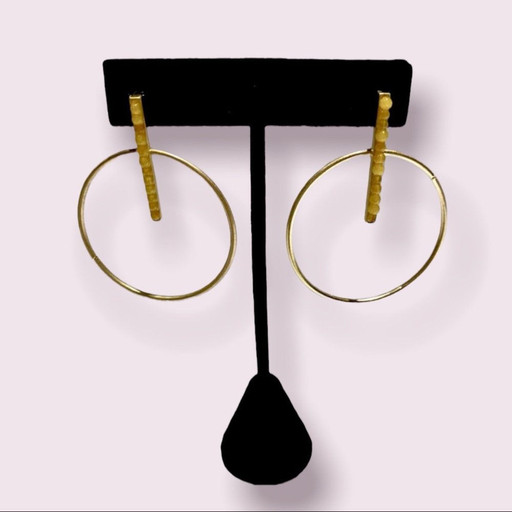 Eco Friendly Upcycled Minimalist Hoop Earrings